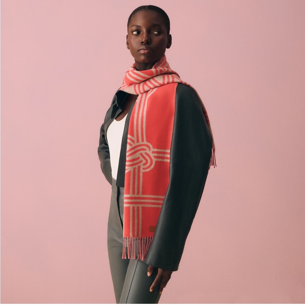 Hermes Petite Casaque Noeuds Marins scarf